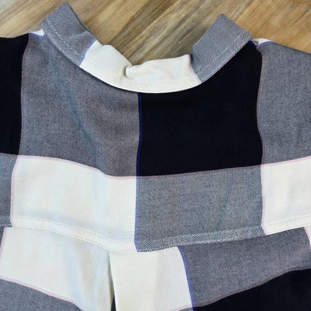 ☔️🩵Universal Thread Buffalo Plaid Long Sleeve Top Medium - Picture 5 of 12